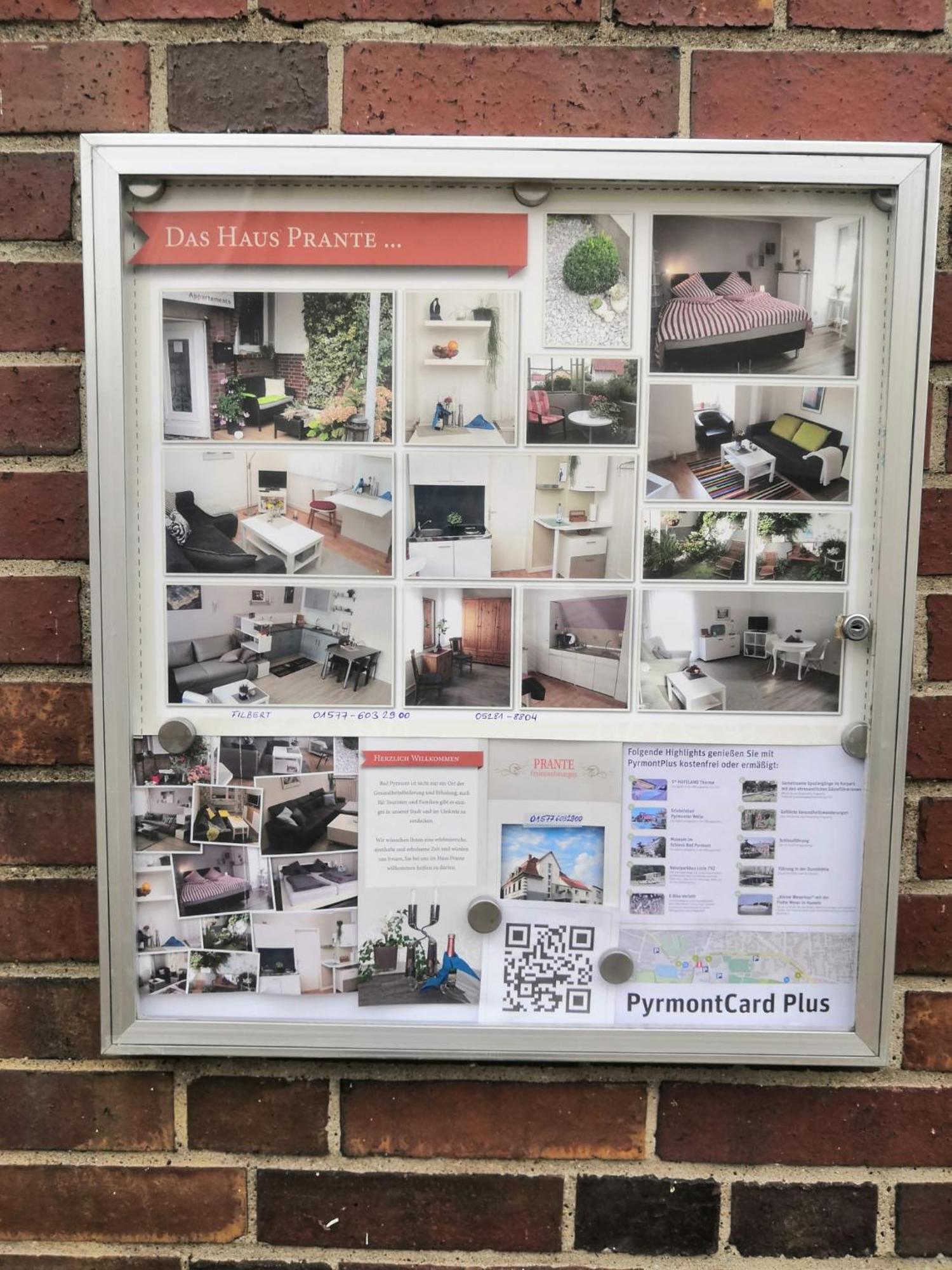 Haus Prante Ferienwohnungen Bad Pyrmont Eksteriør billede